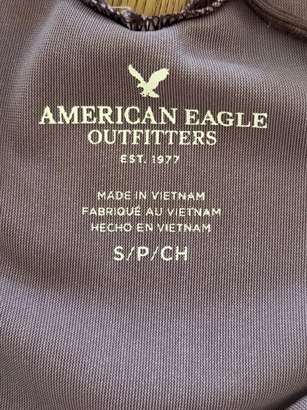 American Eagle Purple Crushed Velvet Strappy Cami Tank Top Size Small Y2K 90s Cr - Picture 5 of 7